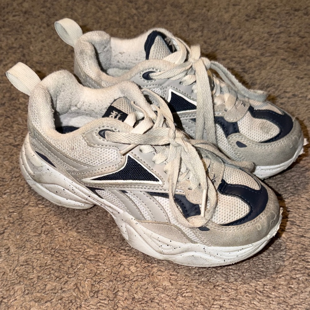 Kids Reebok - Gray, Navy, and White